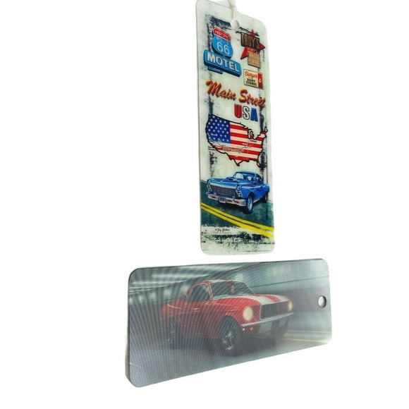 2 Bookmarks 3D Route 66 Americana Ford‎ Mustang - Picture 3 of 5